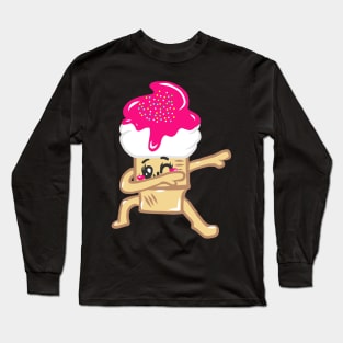 Dancing Steppes Rocking Beaten Dances Ice Cream Long Sleeve T-Shirt